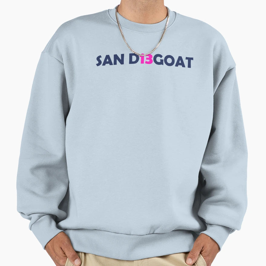 San D13Goat Am 13 Soccer Sweatshirt - Unique Graphic Unisex - T-Shirt, Sweatshirt, Hoodie