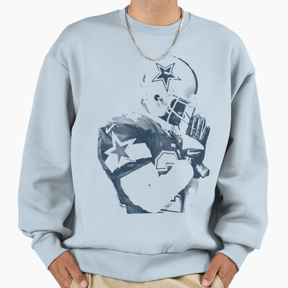 Dallas Cowboys Blue Color Sweatshirt - Streetwear Style for Adults - T-Shirt, Sweatshirt, Hoodie