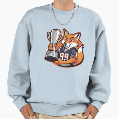 Fox Champion Mascot Sweatshirt - Minimalist Print Unisex - T-Shirt, Sweatshirt, Hoodie