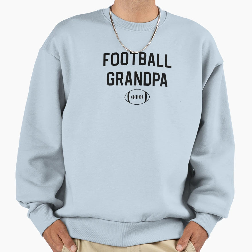 Football Grandpa Gift Football Sweatshirt - Trendy Graphic for Adults - T-Shirt, Sweatshirt, Hoodie
