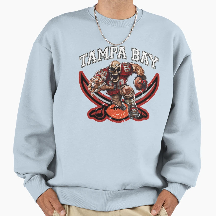 Tampa Bay Football Sweatshirt - Novelty Apparel for Adults - T-Shirt, Sweatshirt, Hoodie