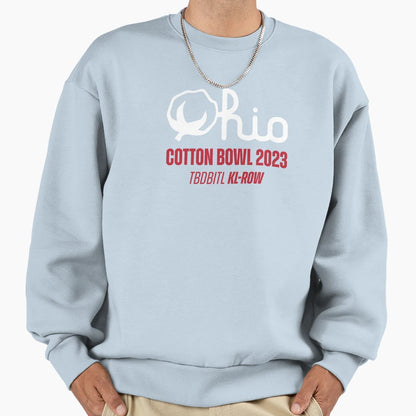 Cotton Script Kl Row Sweatshirt - Novelty Apparel Men Women - T-Shirt, Sweatshirt, Hoodie