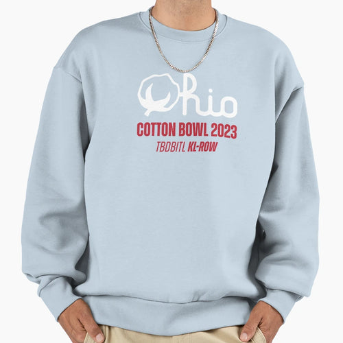 Cotton Script Kl Row Sweatshirt - Novelty Apparel Men Women - T-Shirt, Sweatshirt, Hoodie