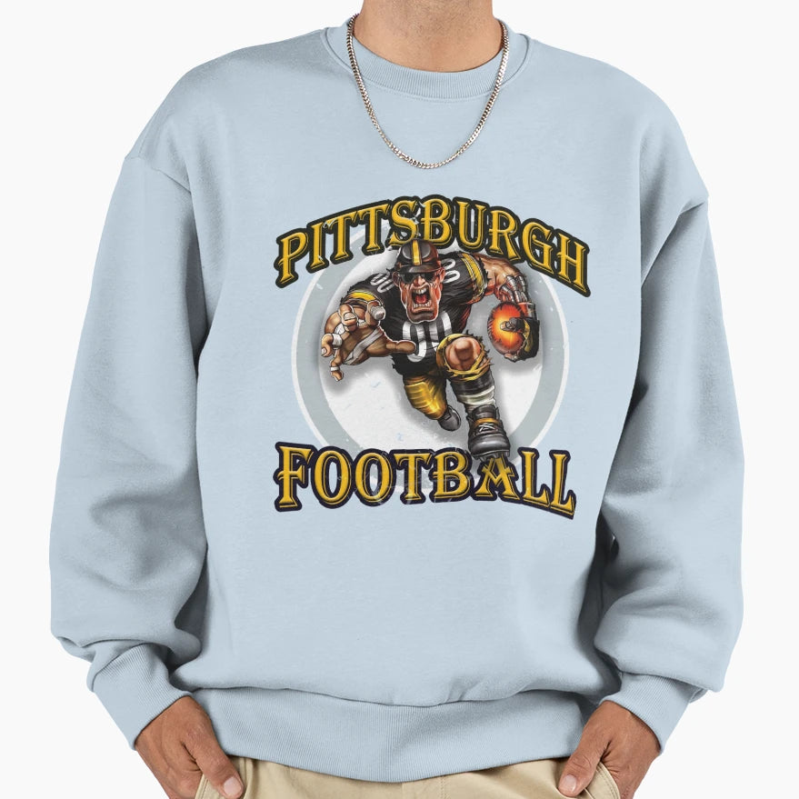 Art Pittsburgh Steelers Sweatshirt - Casual Everyday Wear Men Women - T-Shirt, Sweatshirt, Hoodie