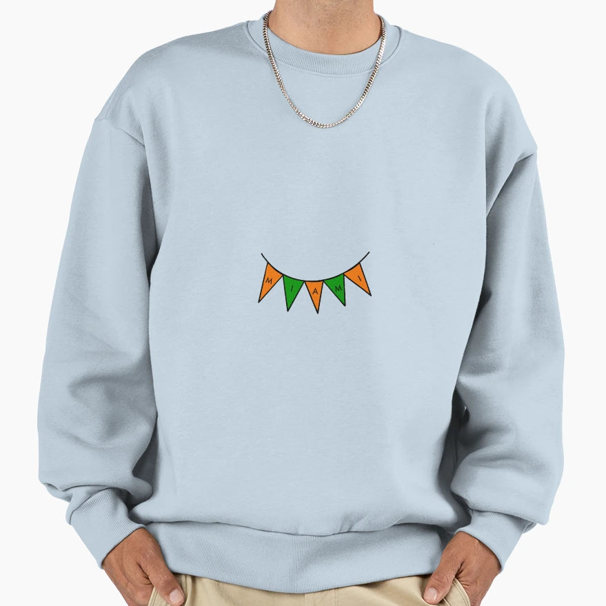Miami Banner Sweatshirt - Streetwear Style Unisex - T-Shirt, Sweatshirt, Hoodie