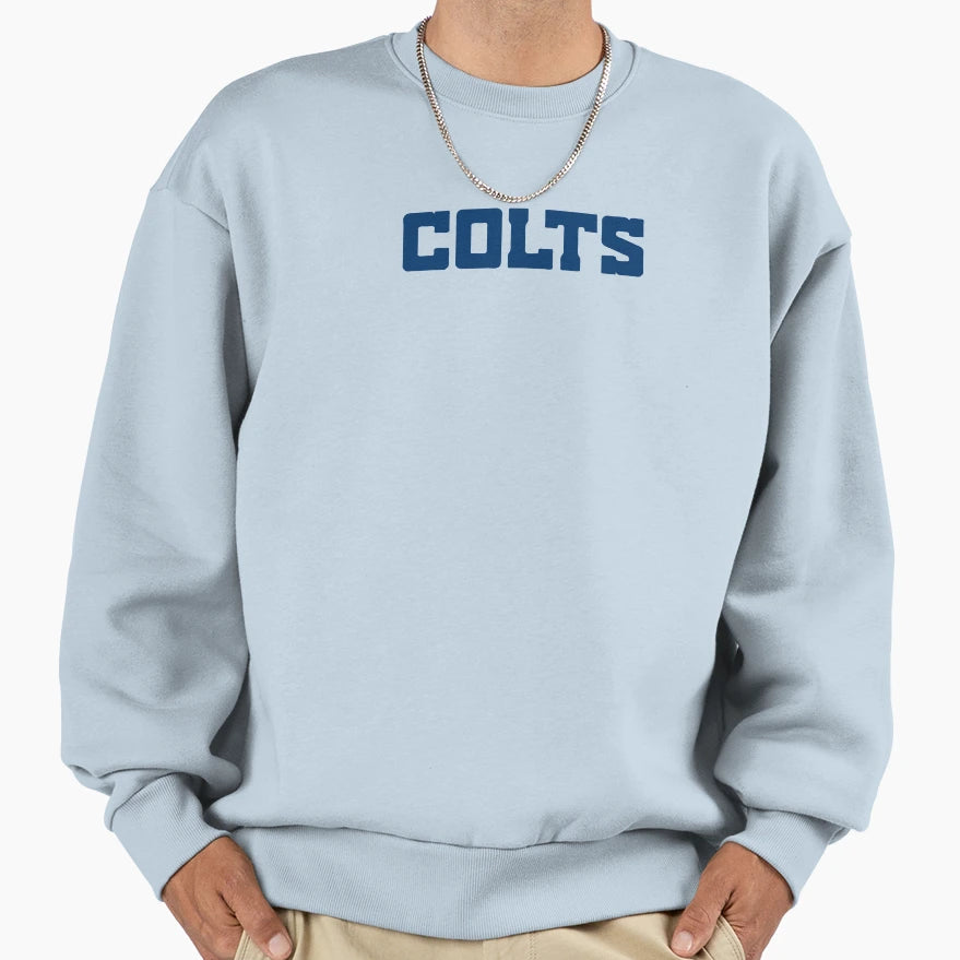 Colts Wordmark Sweatshirt - Trendy Graphic for Adults - T-Shirt, Sweatshirt, Hoodie