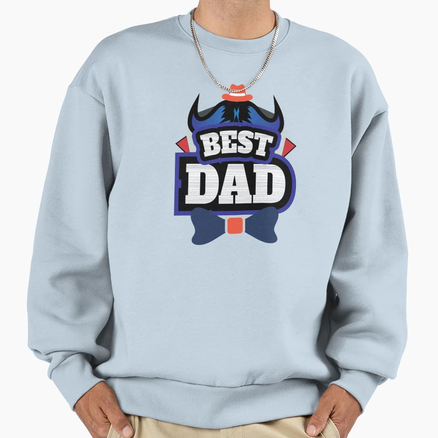 Best Dad Papa Sweatshirt - Aesthetic Graphic Unisex - T-Shirt, Sweatshirt, Hoodie