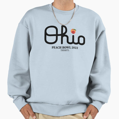 Black Script Peach Dot I Sweatshirt - Trendy Graphic Men Women - T-Shirt, Sweatshirt, Hoodie