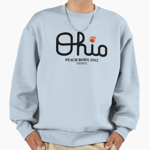 Black Script Peach Dot I Sweatshirt - Trendy Graphic Men Women - T-Shirt, Sweatshirt, Hoodie