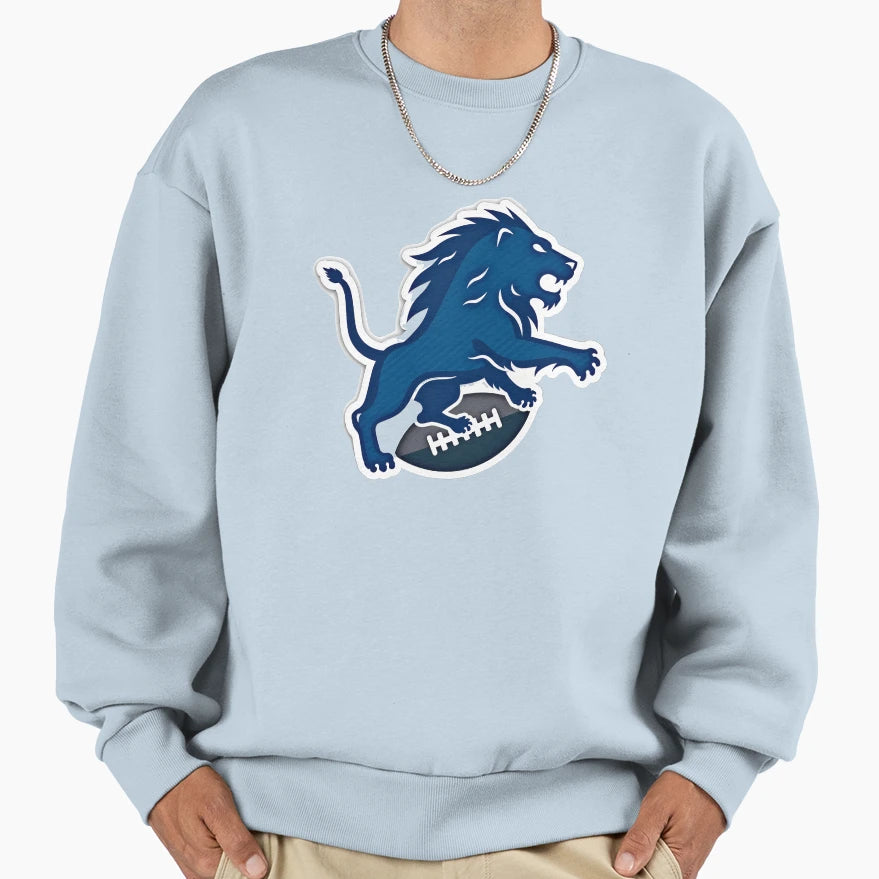 Roar Detroit Lions Sweatshirt - Graphic Print Men Women - T-Shirt, Sweatshirt, Hoodie