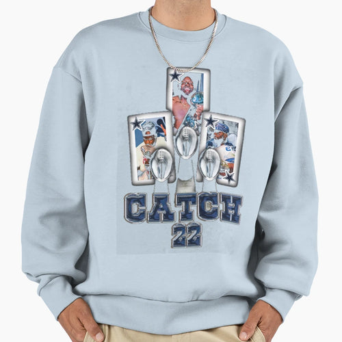 Emmitt Smith Catch 22 Sweatshirt - Unique Graphic Unisex - T-Shirt, Sweatshirt, Hoodie