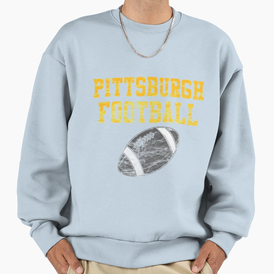 Pittsburgh Football T-Shirt - Custom Art Print for Adults - T-Shirt, Sweatshirt, Hoodie