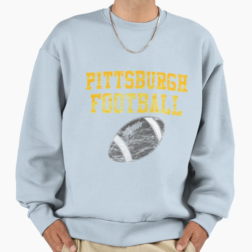 Pittsburgh Football T-Shirt - Custom Art Print for Adults - T-Shirt, Sweatshirt, Hoodie