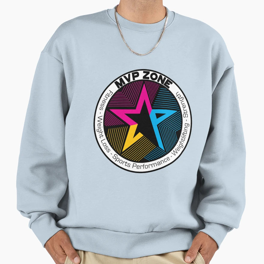 Mvp Zone Logo Sweatshirt - Minimalist Print Unisex - T-Shirt, Sweatshirt, Hoodie