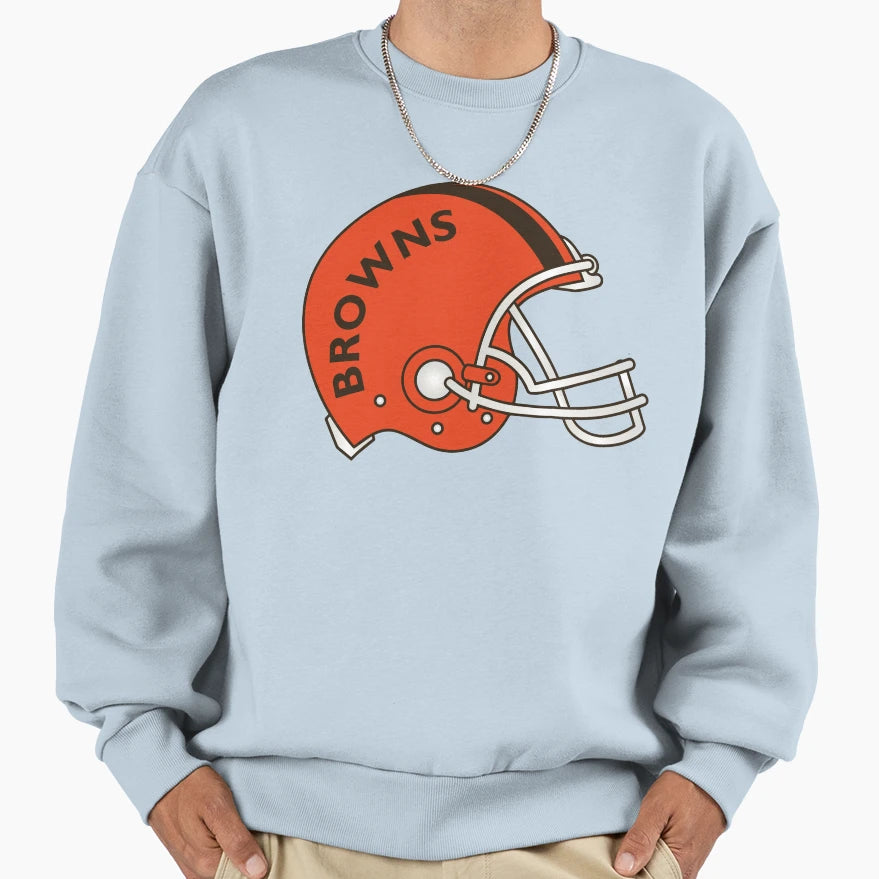 Browns Helmet Sweatshirt - Custom Art Print Unisex - T-Shirt, Sweatshirt, Hoodie