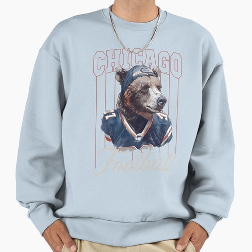 Chicago Football 2D Sweatshirt - Streetwear Style Unisex - T-Shirt, Sweatshirt, Hoodie