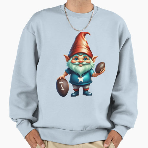 Gnome American Football Sweatshirt - Trendy Graphic for Adults - T-Shirt, Sweatshirt, Hoodie