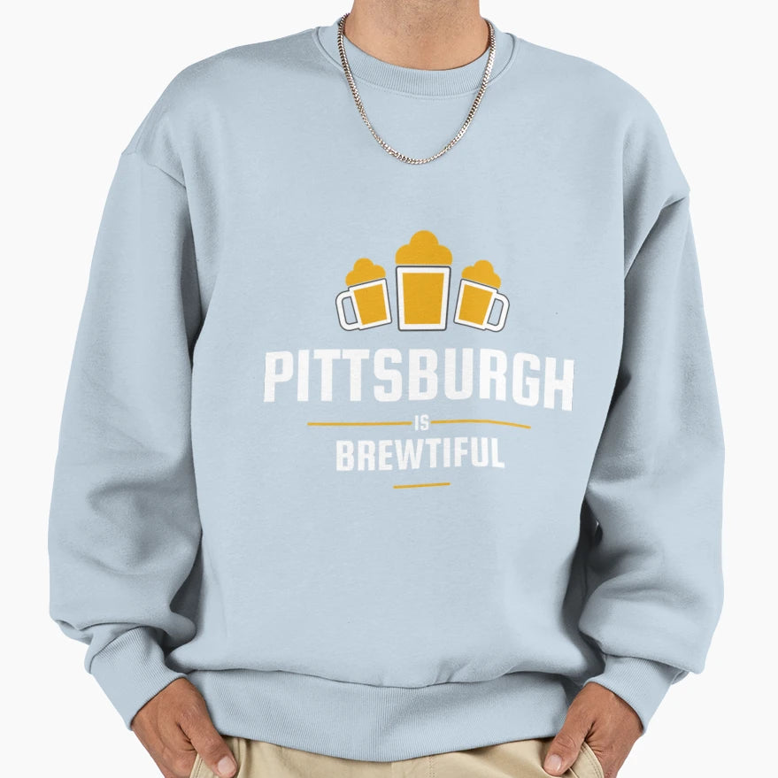 Pittsburgh Sweatshirt - Minimalist Print for Adults - T-Shirt, Sweatshirt, Hoodie