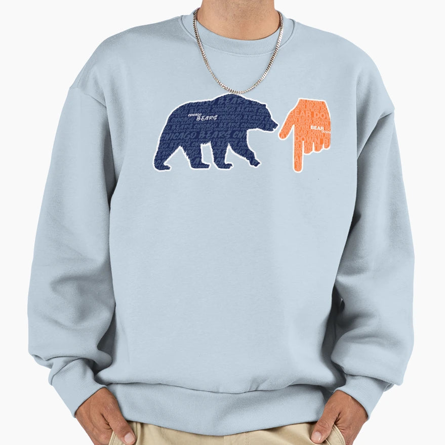 Bear Down Icons Sweatshirt - Trendy Graphic Men Women - T-Shirt, Sweatshirt, Hoodie
