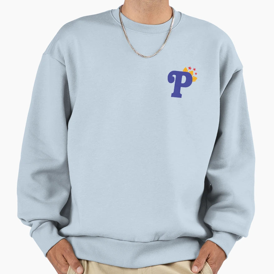Pinoy 3 Stars And Sun Black Pocket Sweatshirt - Novelty Apparel Unisex - T-Shirt, Sweatshirt, Hoodie