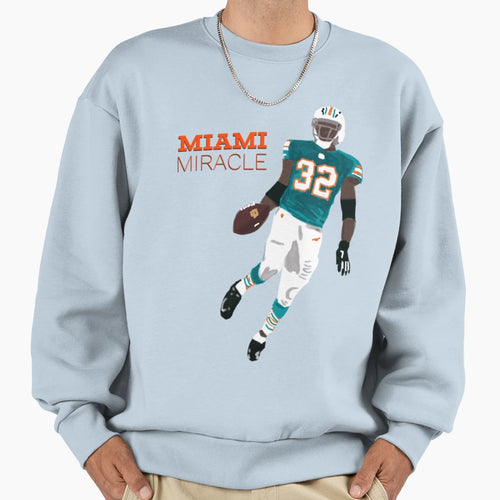 Miami Miracle Art Gift Sweatshirt - Graphic Print for Adults - T-Shirt, Sweatshirt, Hoodie