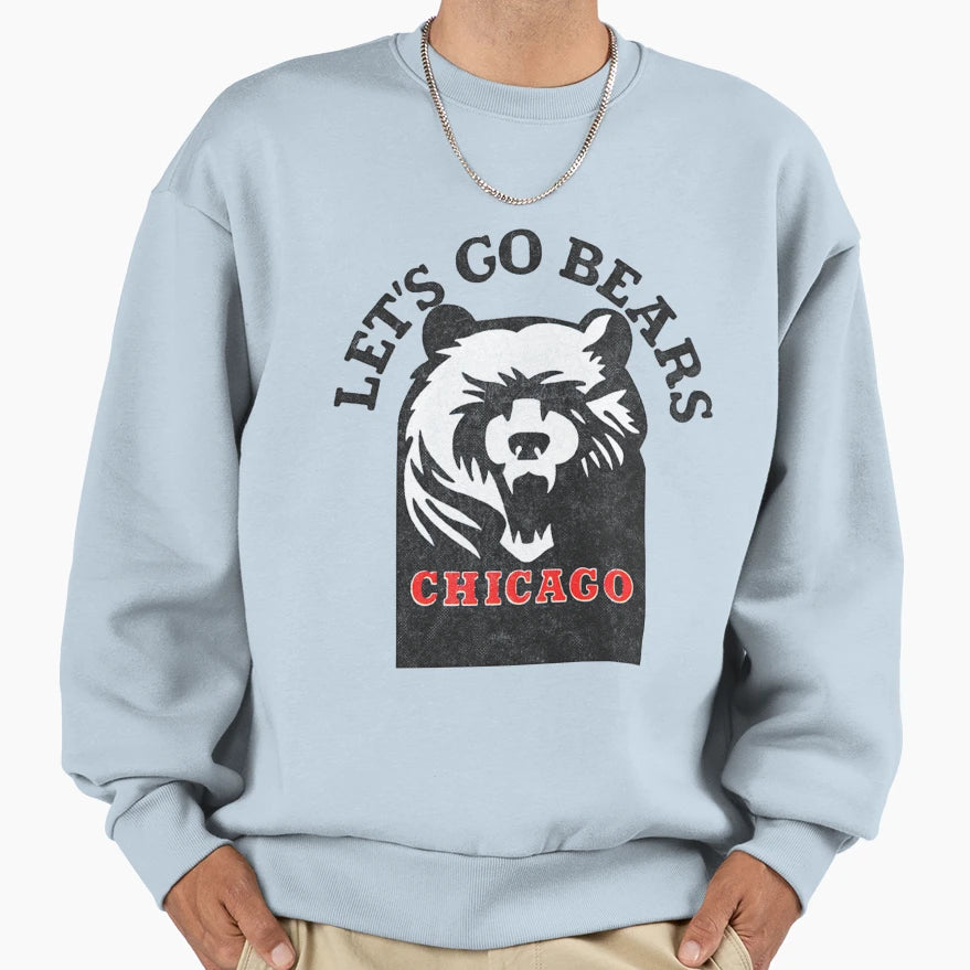 Baseball Lover T Shirtlets Go Bears T-Shirt - Graphic Print Unisex - T-Shirt, Sweatshirt, Hoodie