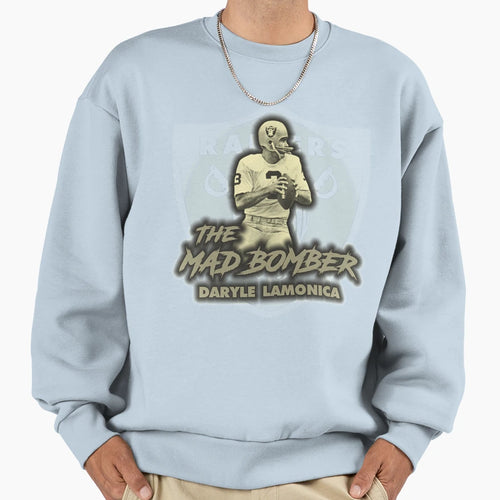 Raiders T Shirtdaryle Lamonica Mad T-Shirt - Minimalist Print for Adults - T-Shirt, Sweatshirt, Hoodie