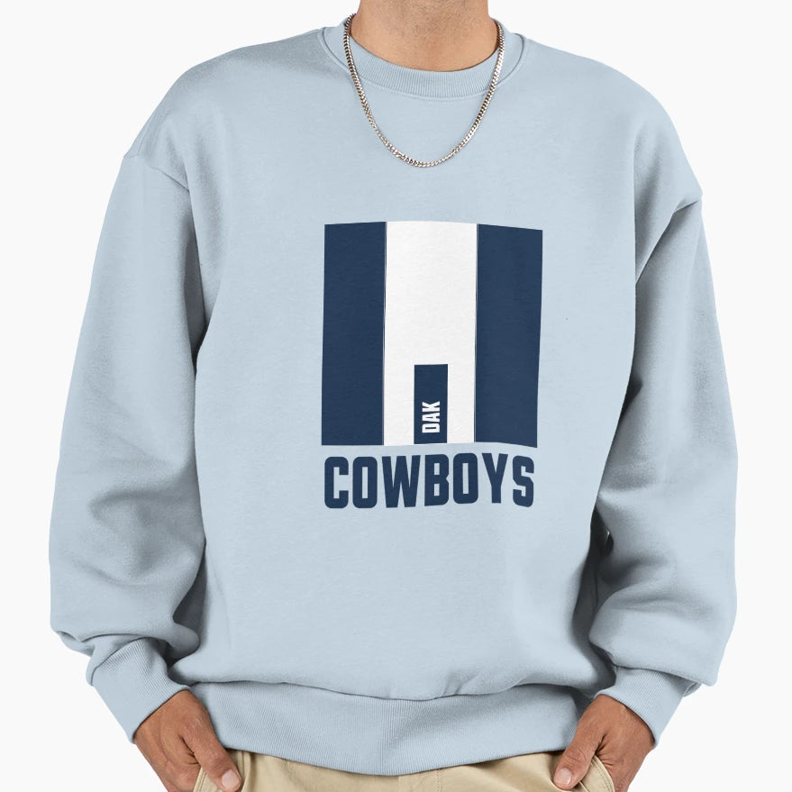 DP Helmet Cowboys Sweatshirt - Casual Everyday Wear Unisex - T-Shirt, Sweatshirt, Hoodie