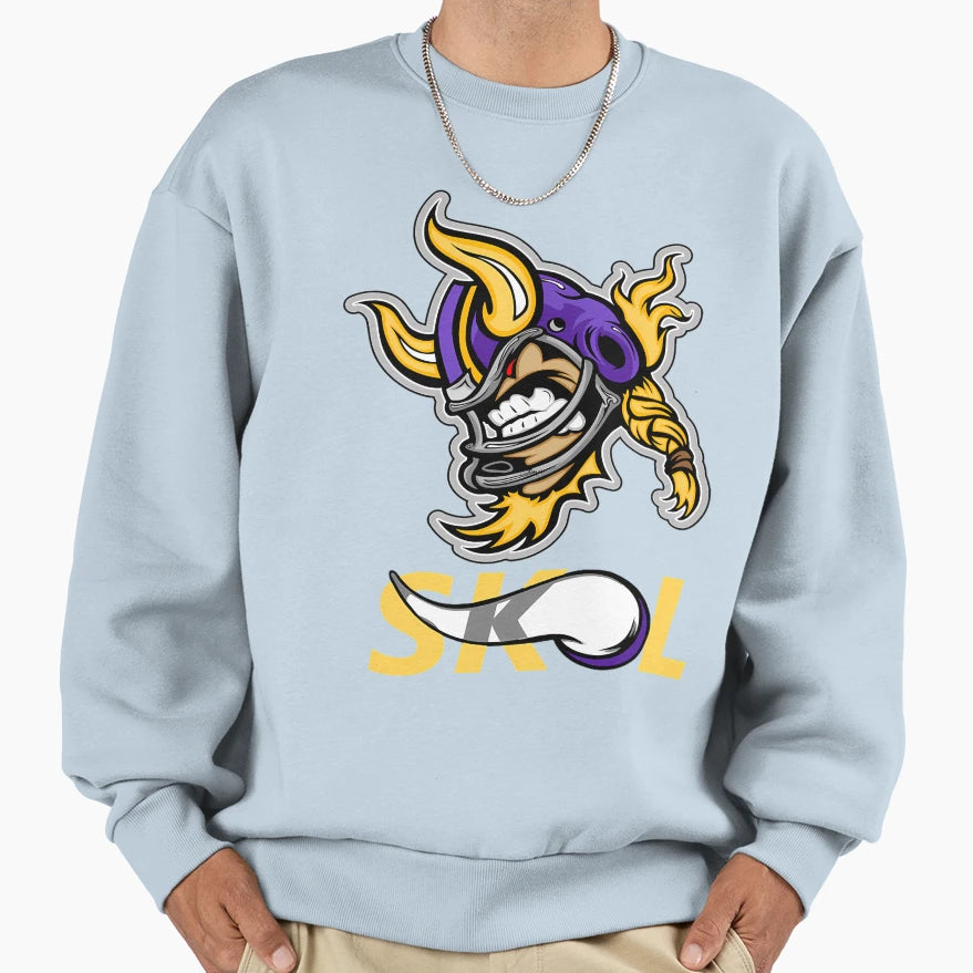 Minnesota Vikings Skol New Sweatshirt - Novelty Apparel for Adults - T-Shirt, Sweatshirt, Hoodie