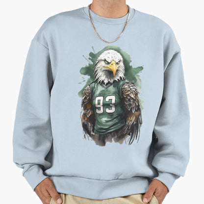 Go Birds Majestic Eagle Sweatshirt - Trendy Graphic Unisex - T-Shirt, Sweatshirt, Hoodie