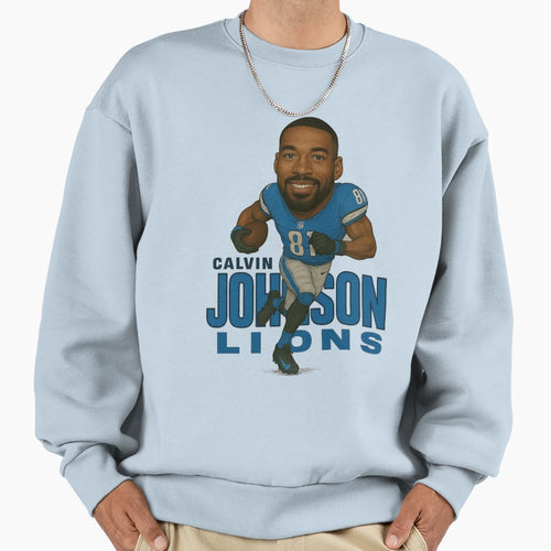 Calvin Johnson Lions 81 Sweatshirt - Casual Everyday Wear Unisex - T-Shirt, Sweatshirt, Hoodie