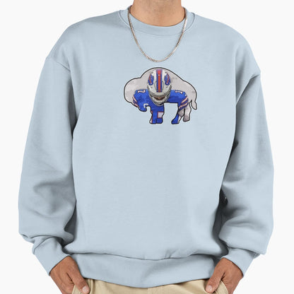 Ja 17 Buffalo Silhouette Sweatshirt - Aesthetic Graphic for Adults - T-Shirt, Sweatshirt, Hoodie