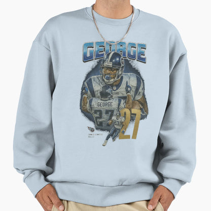 Eddie George Tennessee Football Sweatshirt - Aesthetic Graphic Unisex - T-Shirt, Sweatshirt, Hoodie