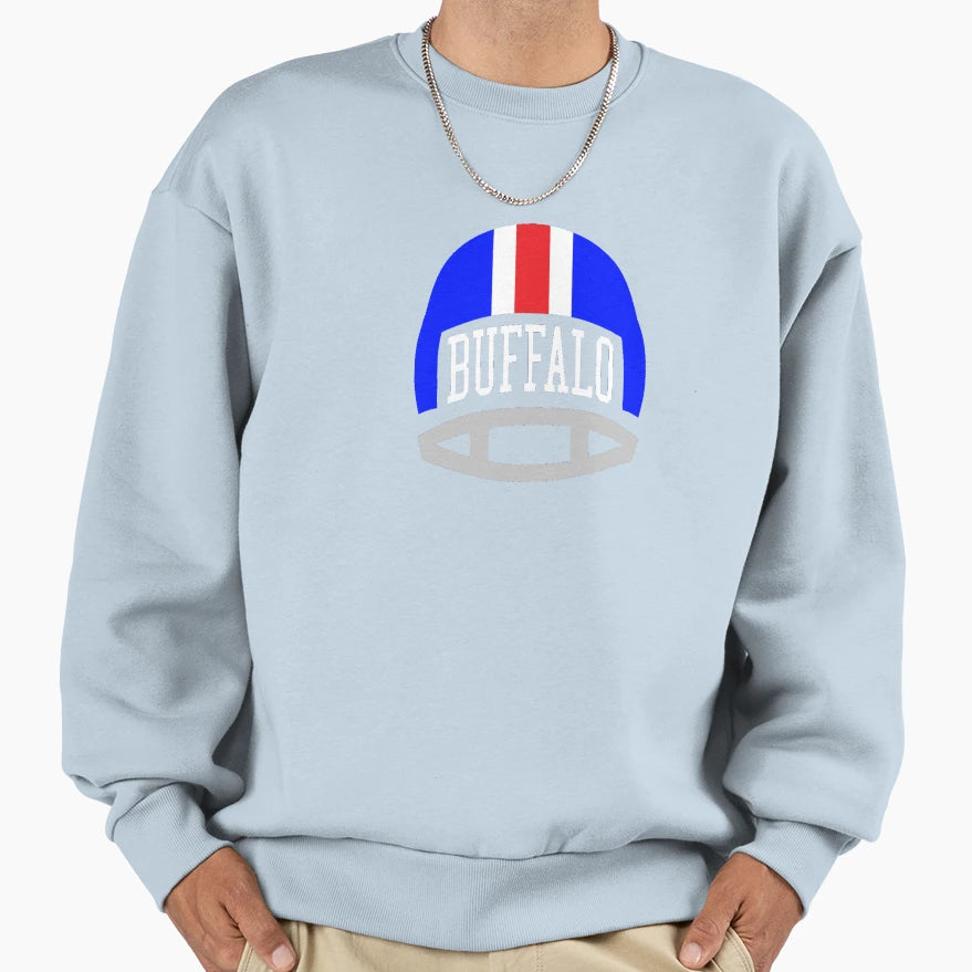 Buffalo Football Sweatshirt - Graphic Print Men Women - T-Shirt, Sweatshirt, Hoodie