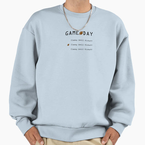 Game Day Sweatshirt - Minimalist Print Men Women - T-Shirt, Sweatshirt, Hoodie