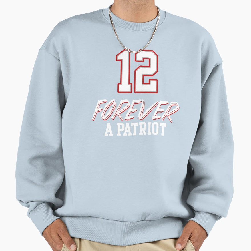 Forever Patriot New England Patriots Hoodie - Minimalist Print Men Women - T-Shirt, Sweatshirt, Hoodie