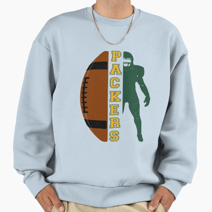 Wisconsin Football Helmet 2 Sweatshirt - Aesthetic Graphic Unisex - T-Shirt, Sweatshirt, Hoodie