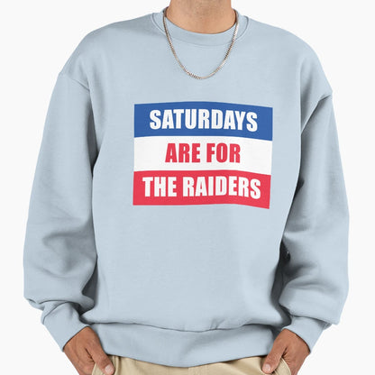 Saturdays Are Raiders Shippensburg Sweatshirt - Graphic Print for Adults - T-Shirt, Sweatshirt, Hoodie