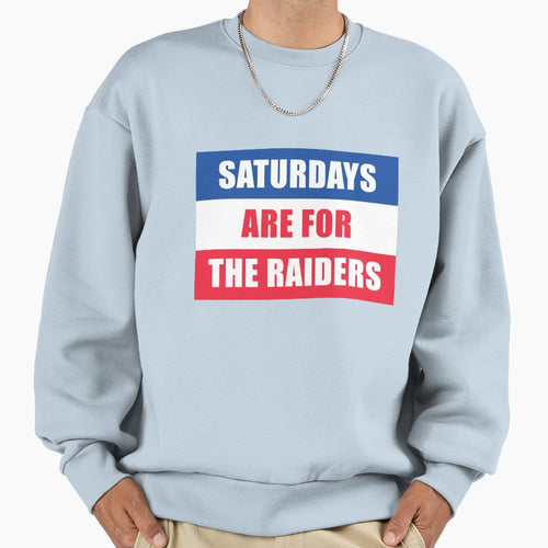 Saturdays Are Raiders Shippensburg Sweatshirt - Graphic Print for Adults - T-Shirt, Sweatshirt, Hoodie
