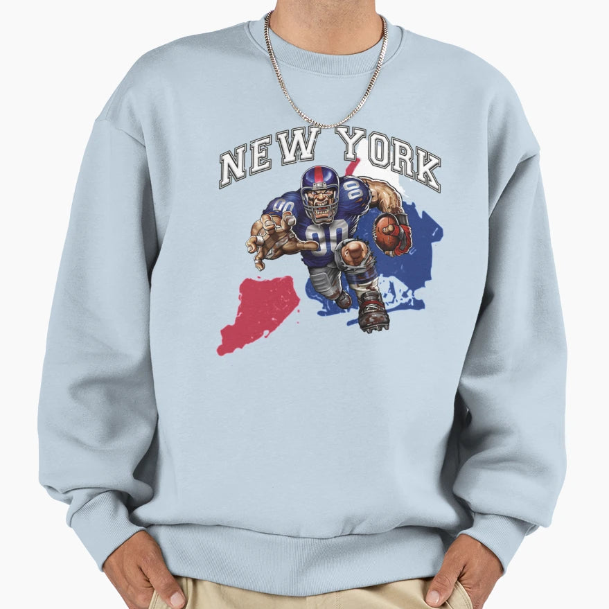 New York Football Detroit Football Sweatshirt - Graphic Print Men Women - T-Shirt, Sweatshirt, Hoodie