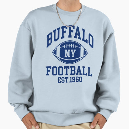 Buffalo Football New York Supporters Sweatshirt - Minimalist Print Unisex - T-Shirt, Sweatshirt, Hoodie