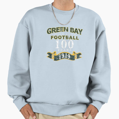 Green Bay 100 Year Anniversary Football T-Shirt - Fun Novelty Design Unisex - T-Shirt, Sweatshirt, Hoodie