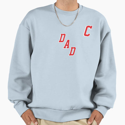 Captain Dad Sweatshirt - Custom Art Print Men Women - T-Shirt, Sweatshirt, Hoodie
