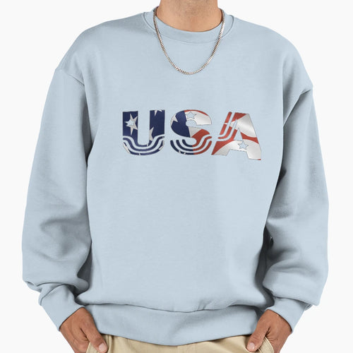 Usa Pride Sweatshirt - Aesthetic Graphic Unisex - T-Shirt, Sweatshirt, Hoodie