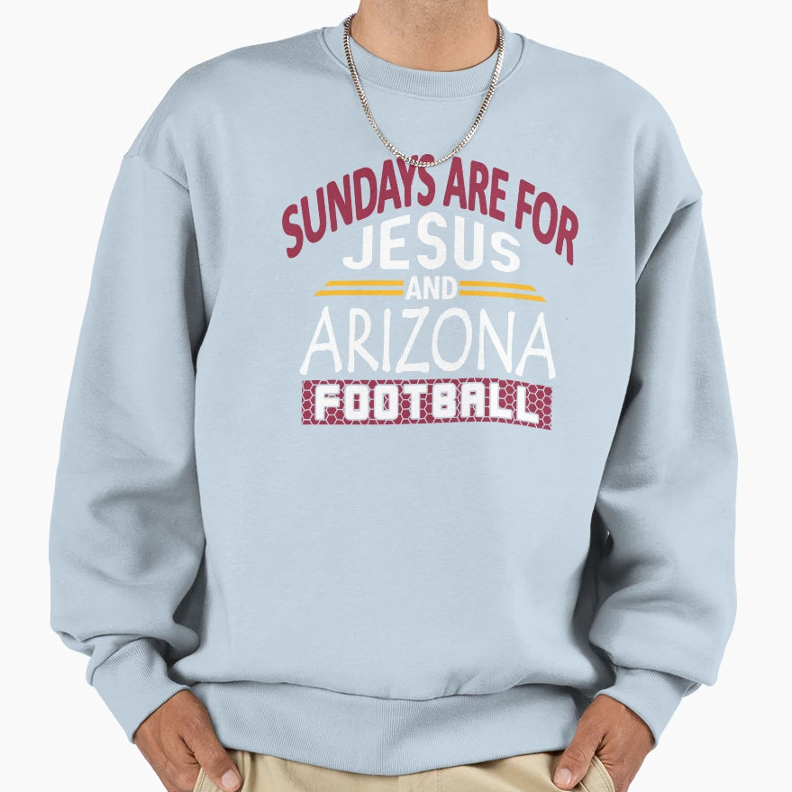 Arizona Football Proud Fan Sundays Sweatshirt - Aesthetic Graphic Unisex - T-Shirt, Sweatshirt, Hoodie