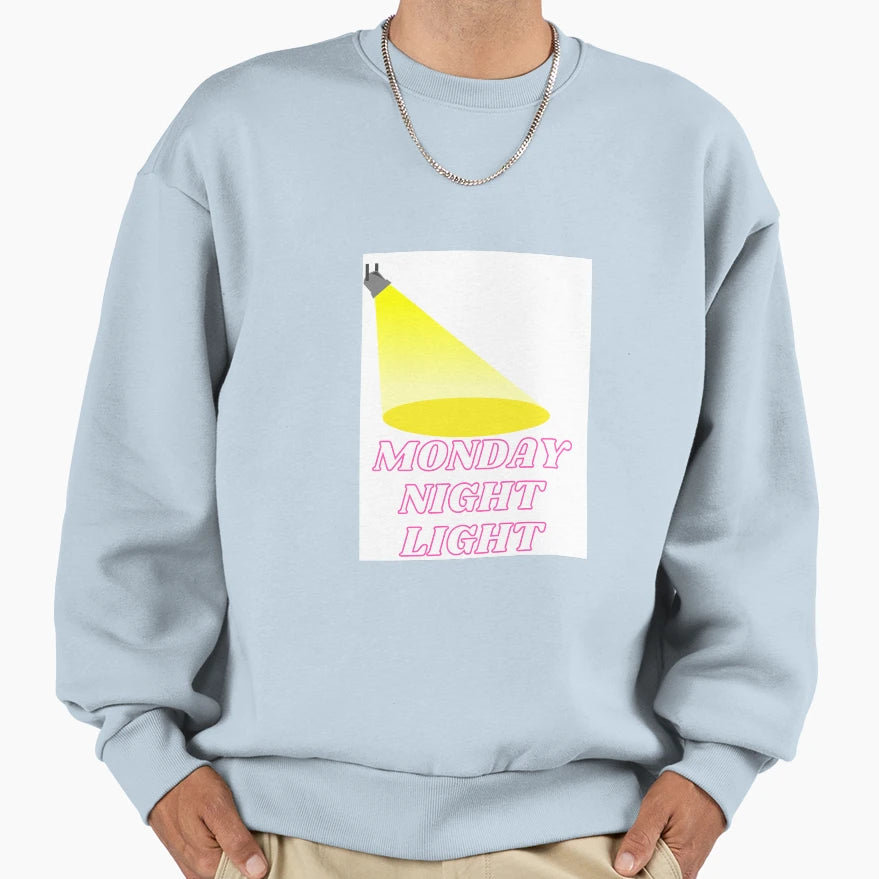 Monday Night Light Sweatshirt - Fun Novelty Design Unisex - T-Shirt, Sweatshirt, Hoodie