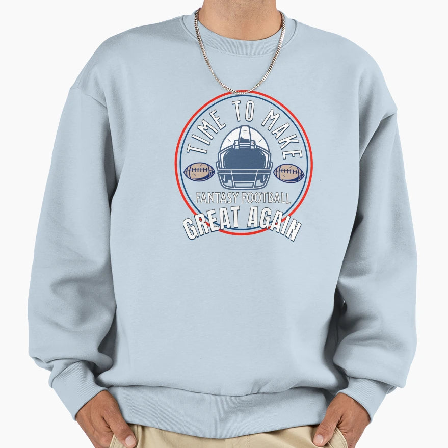 Funny Fantasy Football Sweatshirt - Custom Art Print Men Women - T-Shirt, Sweatshirt, Hoodie