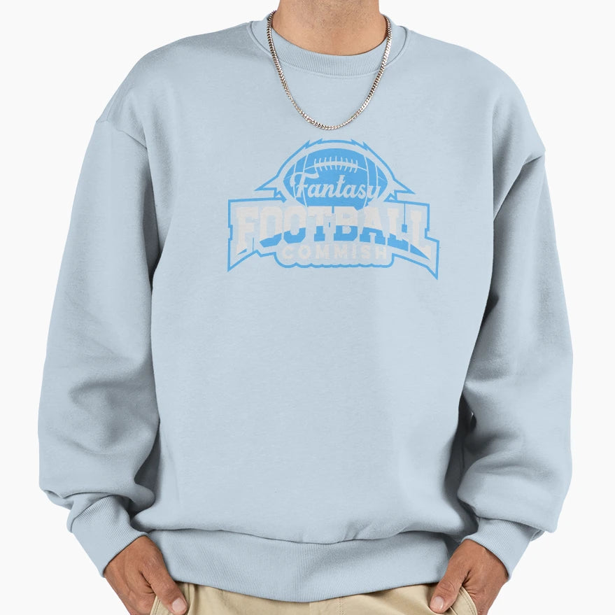 Fantasy Football Commish Sweatshirt - Casual Everyday Wear for Adults - T-Shirt, Sweatshirt, Hoodie