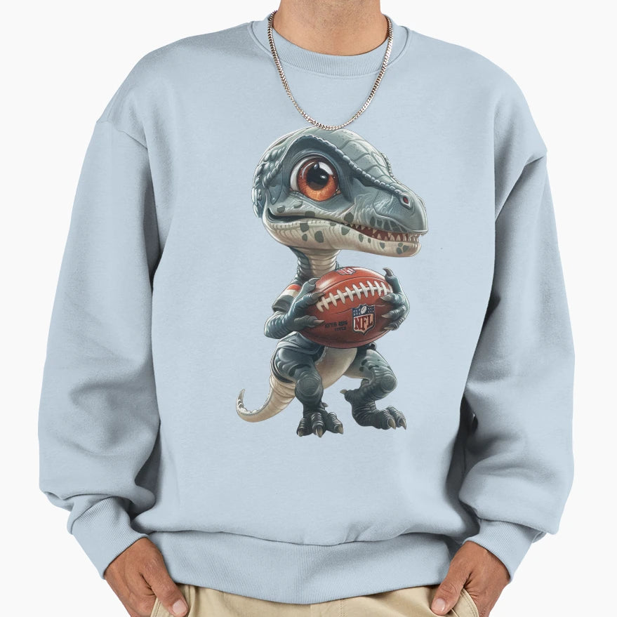 Velociraptor And His Efforts Art Sweatshirt - Custom Art Print Men Women - T-Shirt, Sweatshirt, Hoodie