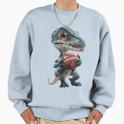 Velociraptor And His Efforts Art Sweatshirt - Custom Art Print Men Women - T-Shirt, Sweatshirt, Hoodie
